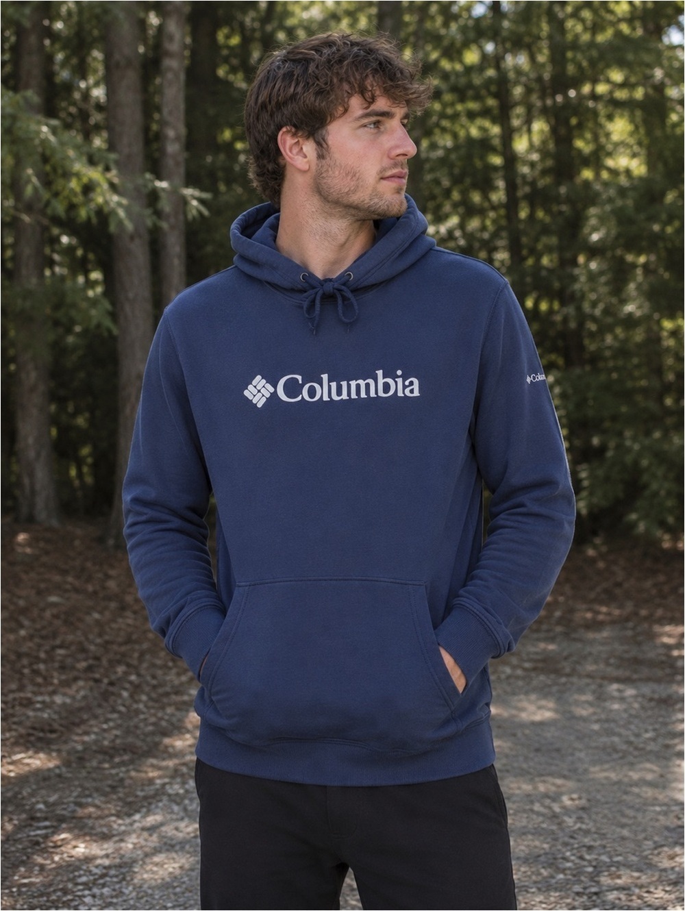 Columbia Mens Hoodie Size XS Blue